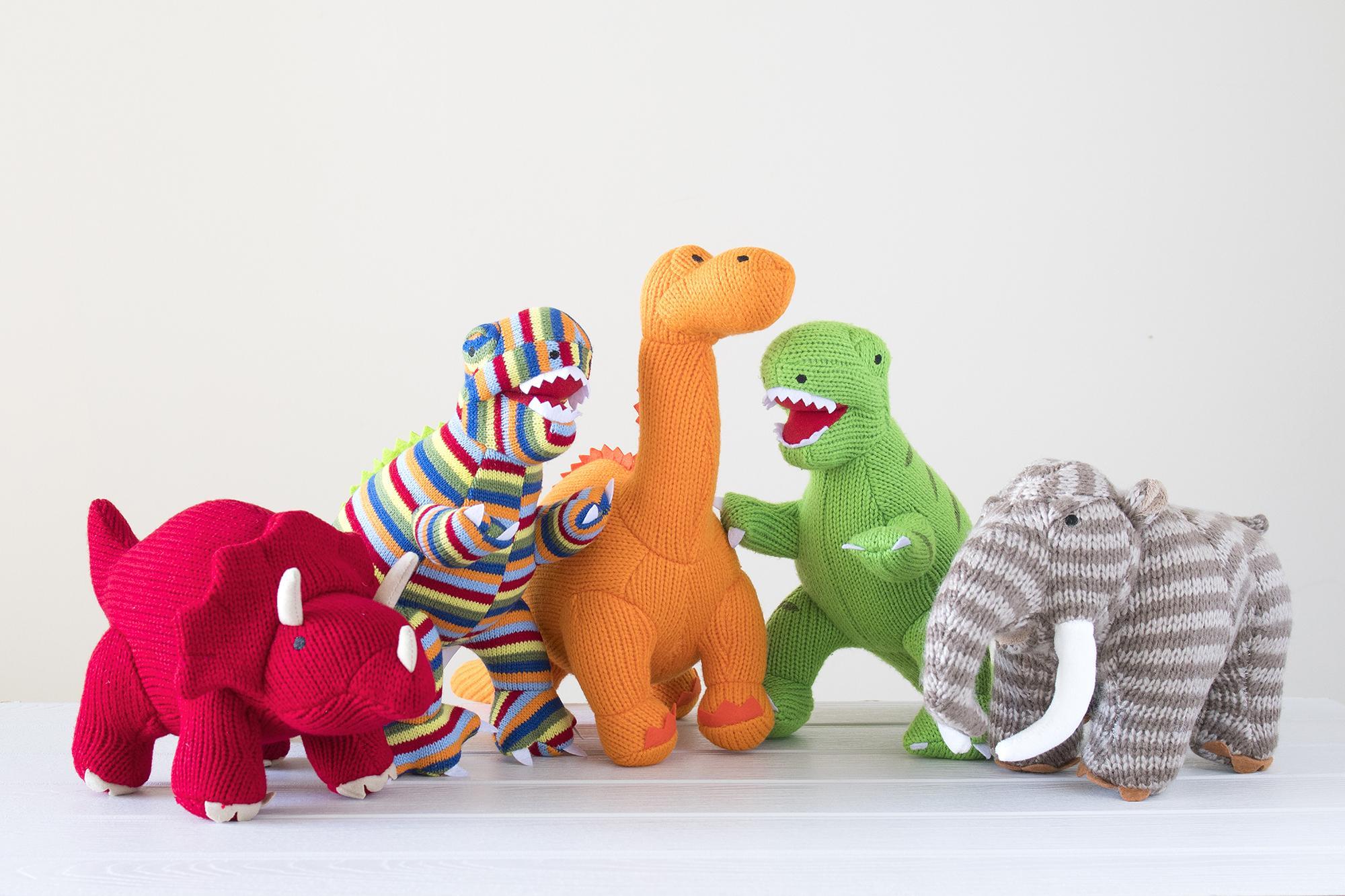 Dinosaur toys and rattles