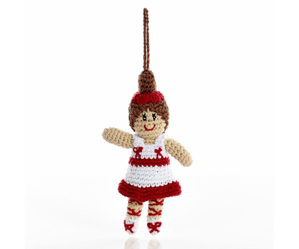 xmas crochet decorations knitted ballerina christmas xmas crochet decorations knitted ballerina christmas