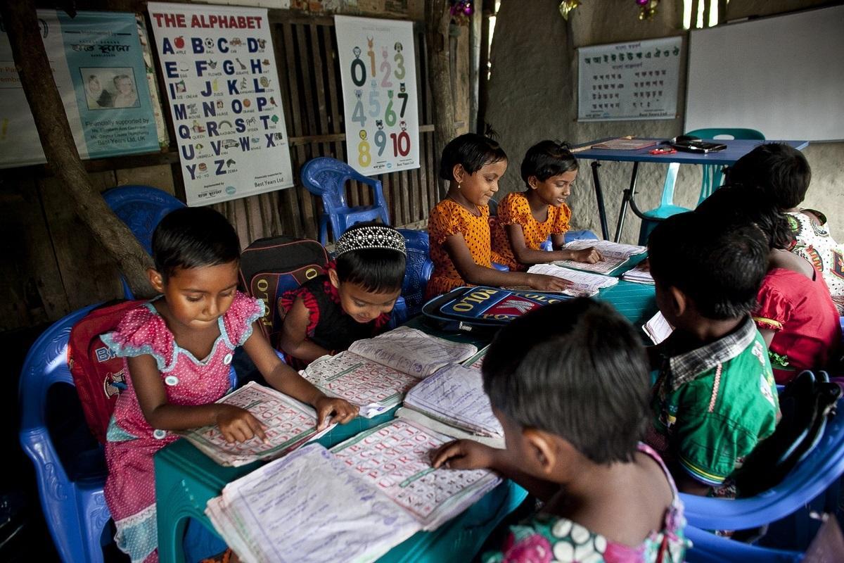 Pupils learning