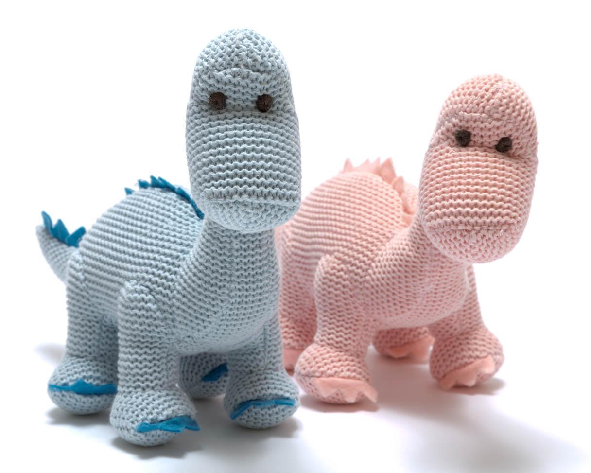 Pastel Diplodocus rattles