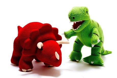 Knitted dinos