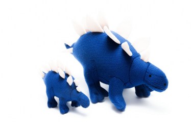 knitted dinosaur rattle
