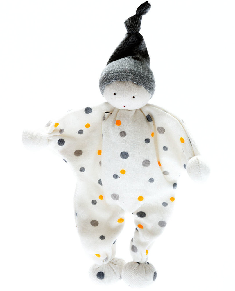 grey baby comforter